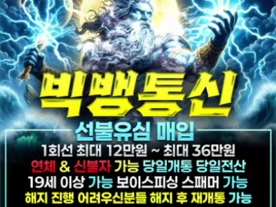 당일개통 후 칼정산